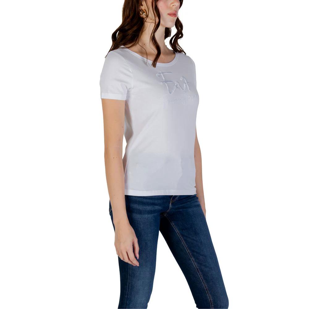 EA7 Emporio Armani T-Shirt aus weißer Baumwolle by EA7 Emporio Armani