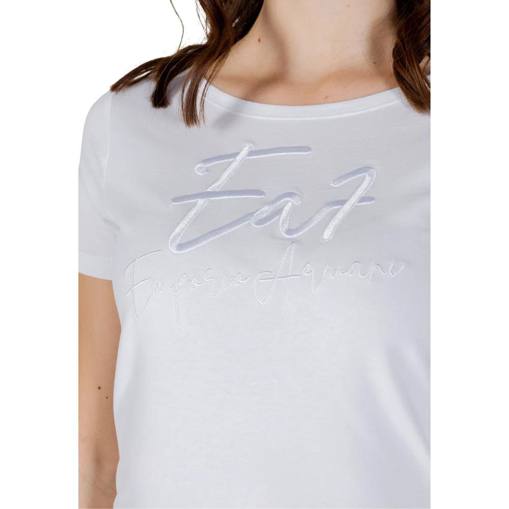 EA7 Emporio Armani T-Shirt aus weißer Baumwolle by EA7 Emporio Armani
