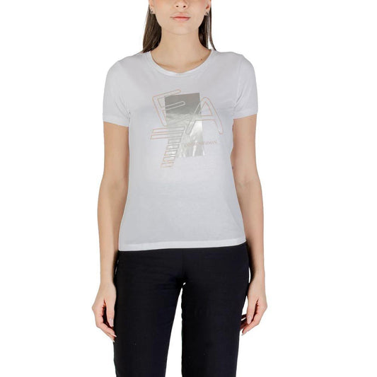 EA7 Emporio Armani T-Shirt aus weißer Baumwolle by EA7 Emporio Armani