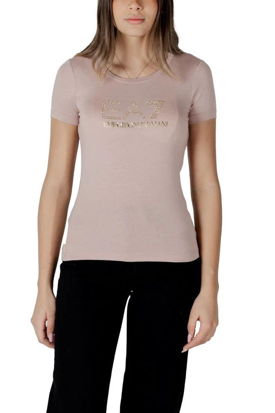 EA7 Emporio Armani Rosa Modal-T-Shirt by EA7 Emporio Armani