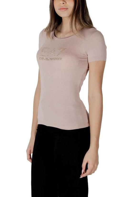 EA7 Emporio Armani Rosa Modal-T-Shirt by EA7 Emporio Armani