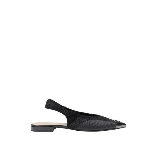 Pinko Sandalen Slingback Glänzende Schwarz | ELORÉ by PINKO