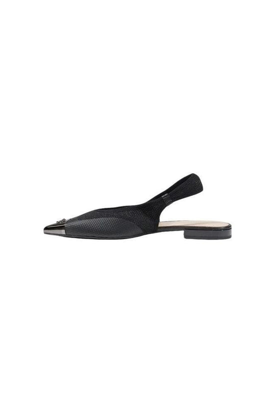 Pinko Sandalen Slingback Glänzende Schwarz | ELORÉ by PINKO
