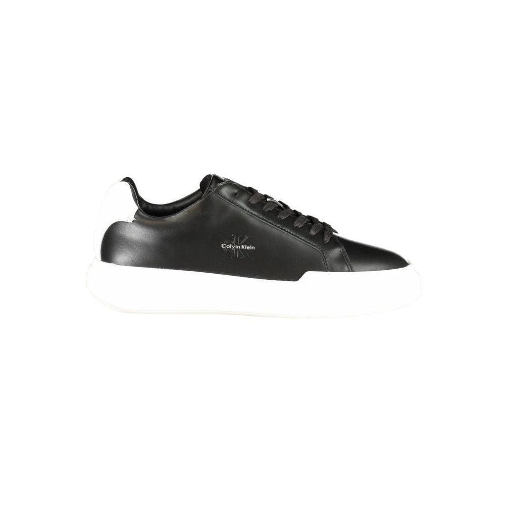 Calvin Klein Lace Up Sneaker Schwarz Glänzend | ELORÉ by Calvin Klein