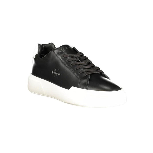 Calvin Klein Lace Up Sneaker Schwarz Glänzend | ELORÉ by Calvin Klein
