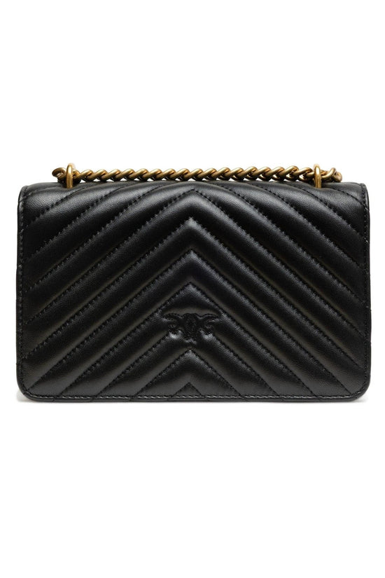 Pinko Love Bag Umhängetasche Schwarz Leder | ELORÉ by PINKO