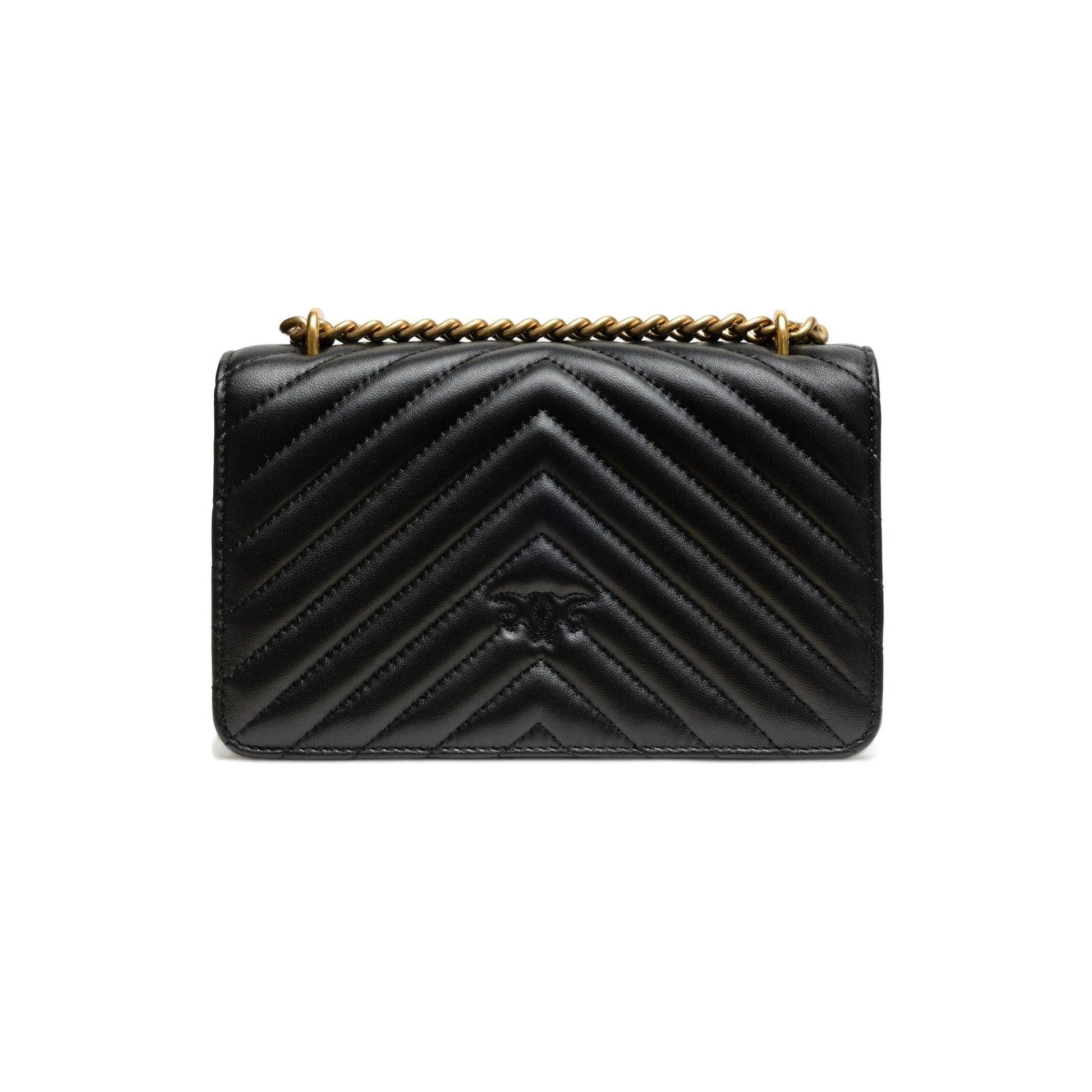 Pinko Love Bag Umhängetasche Schwarz Leder | ELORÉ by PINKO