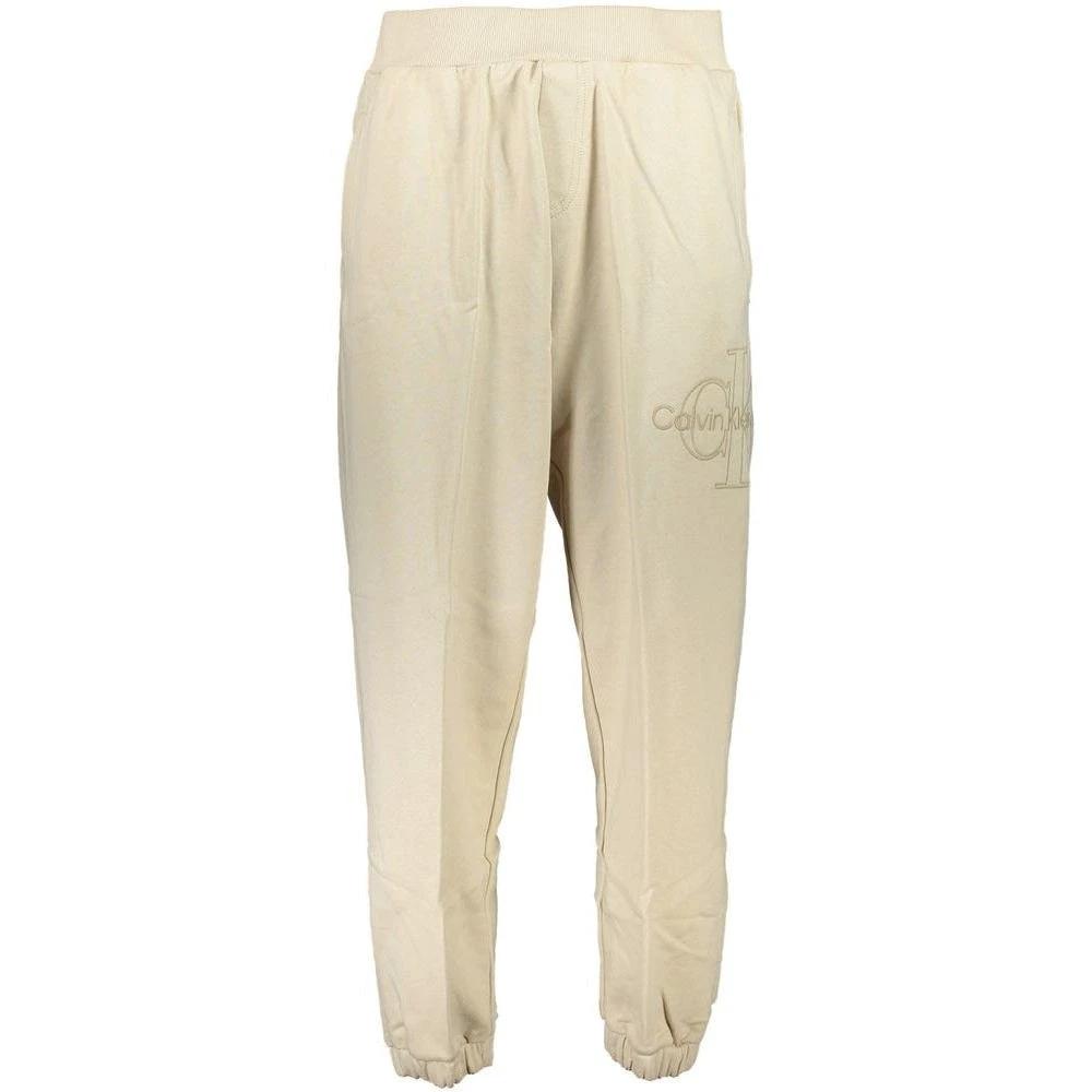 Calvin Klein Joggerhose Mit Stickerei Beige | ELORÉ by Calvin Klein
