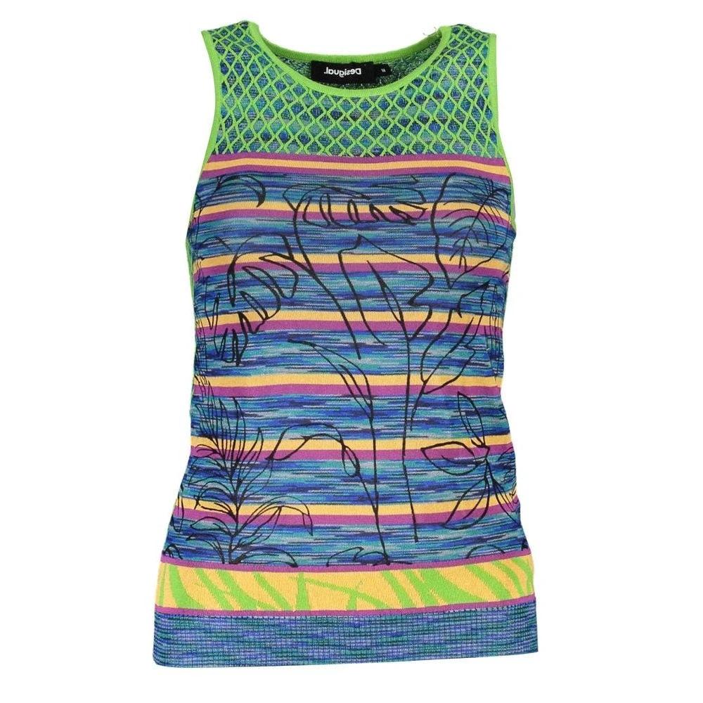 Desigual Mesh-Tanktop Netz Neon Sommer Grün | ELORÉ by Desigual