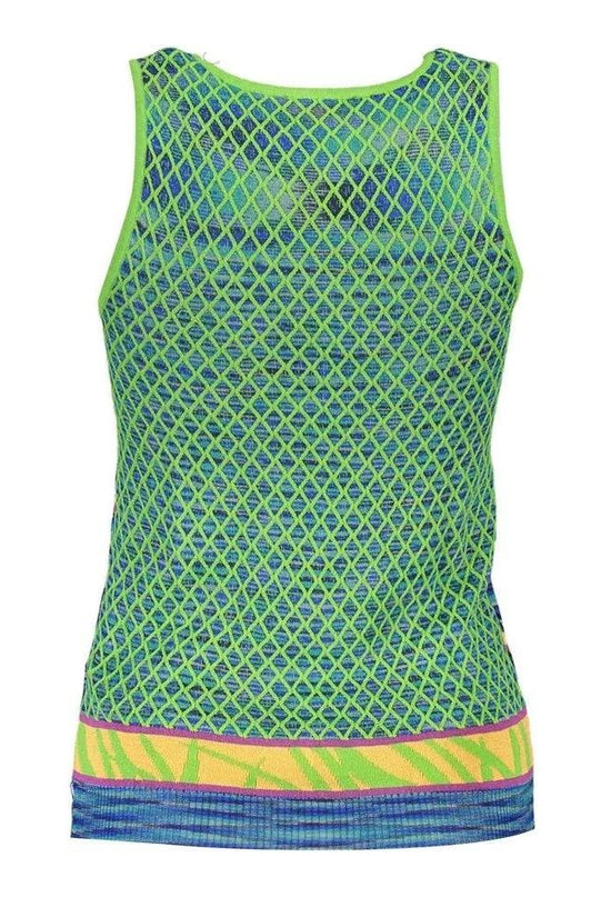 Desigual Mesh-Tanktop Netz Neon Sommer Grün | ELORÉ by Desigual