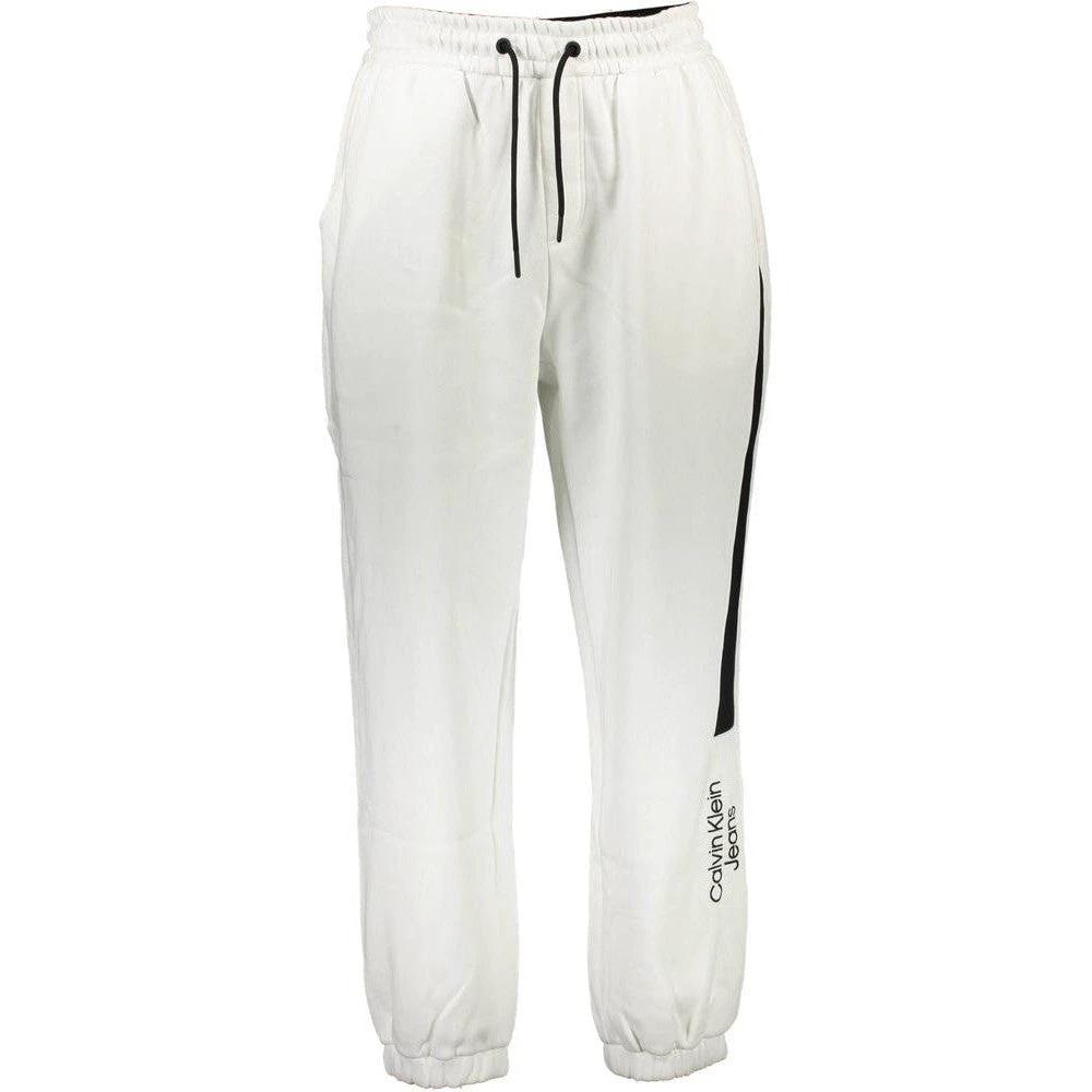 Calvin Klein Jeans Sporthose Kontraststreifen Weiß | ELORÉ by Calvin Klein