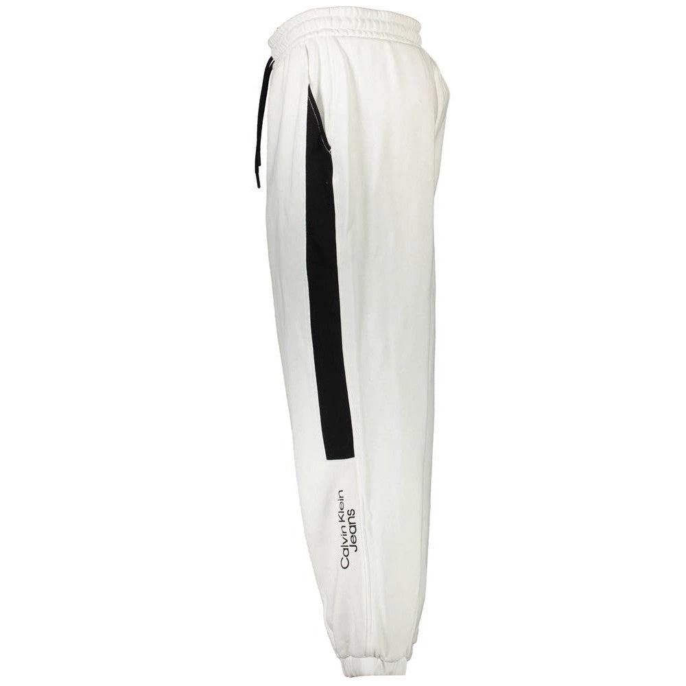 Calvin Klein Jeans Sporthose Kontraststreifen Weiß | ELORÉ by Calvin Klein