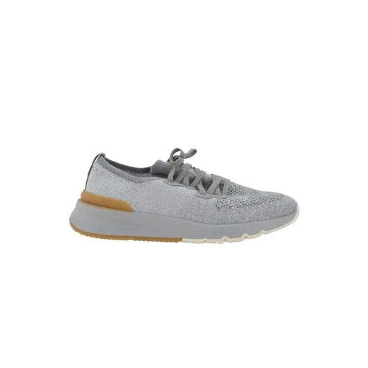 Brunello Cucinelli Strick Sneaker Grau Meliert | ELORÉ by Brunello Cucinelli