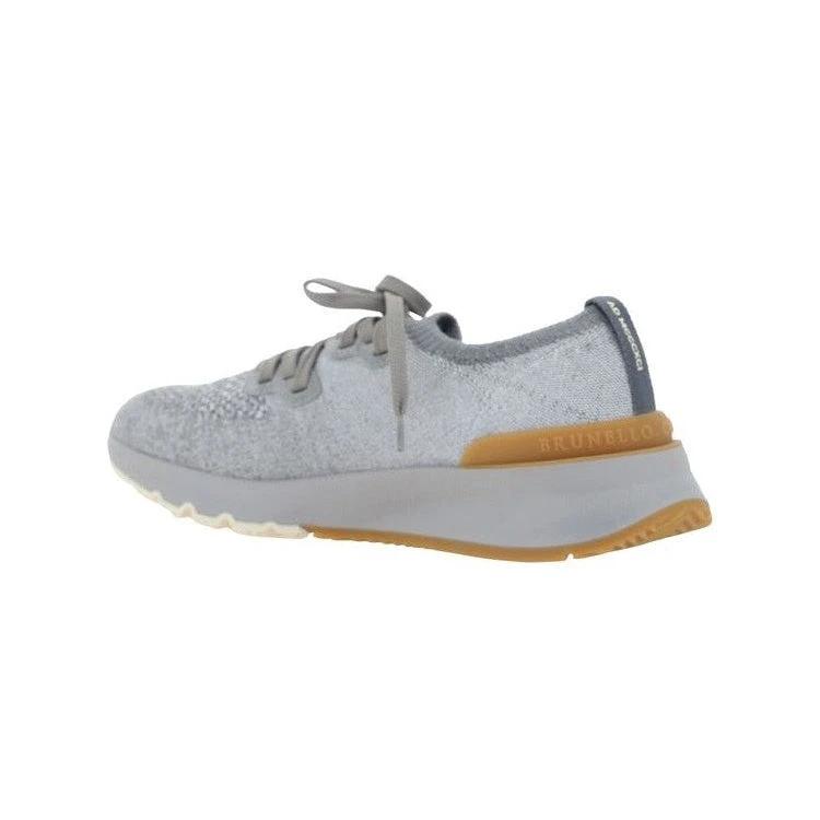 Brunello Cucinelli Strick Sneaker Grau Meliert | ELORÉ by Brunello Cucinelli