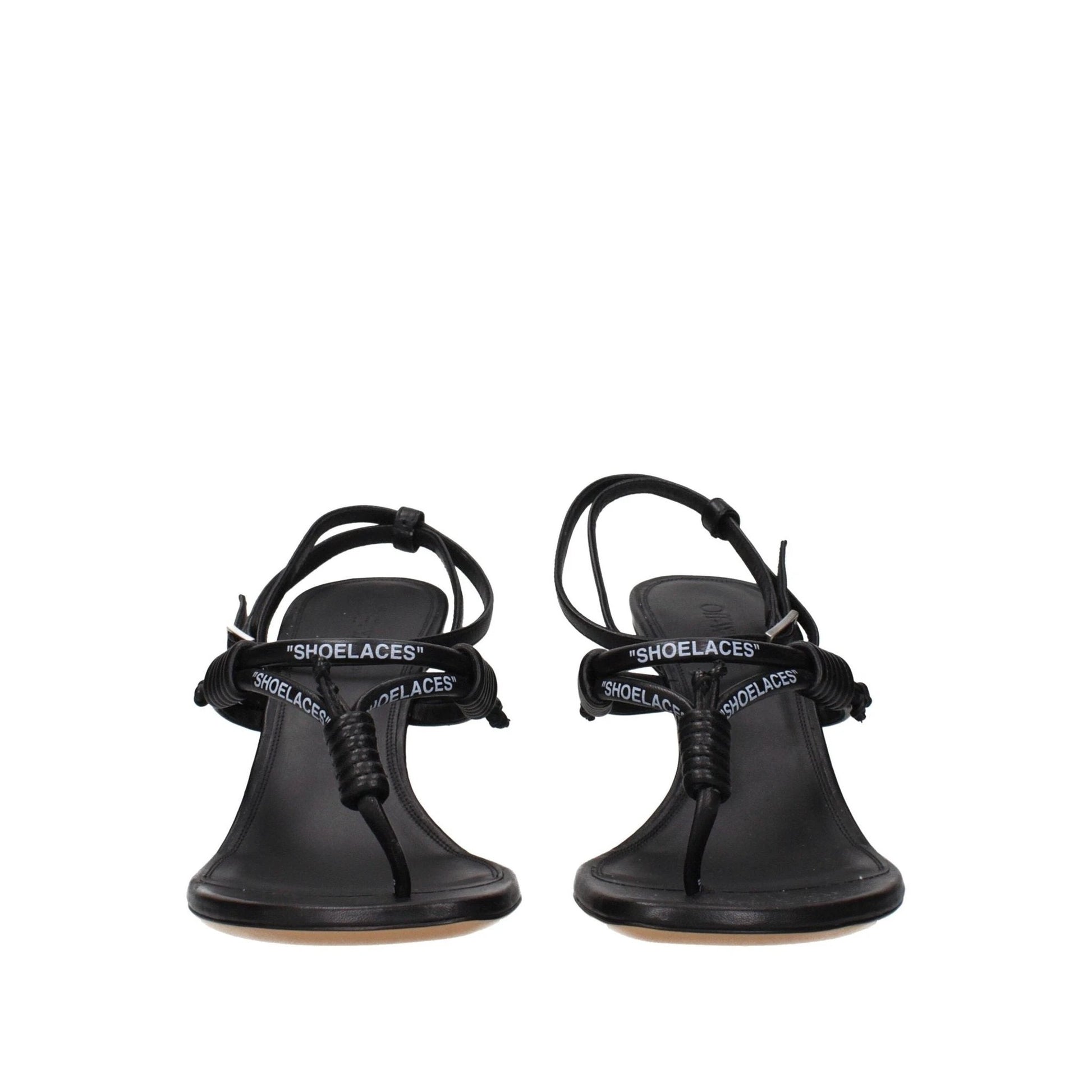 Off White Shoelace Sandalen Schwarz | ELORÉ by Off-White