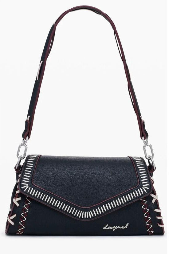 Desigual Zarauz Manhattan Pespuntes Schwarz | ELORÉ by Desigual