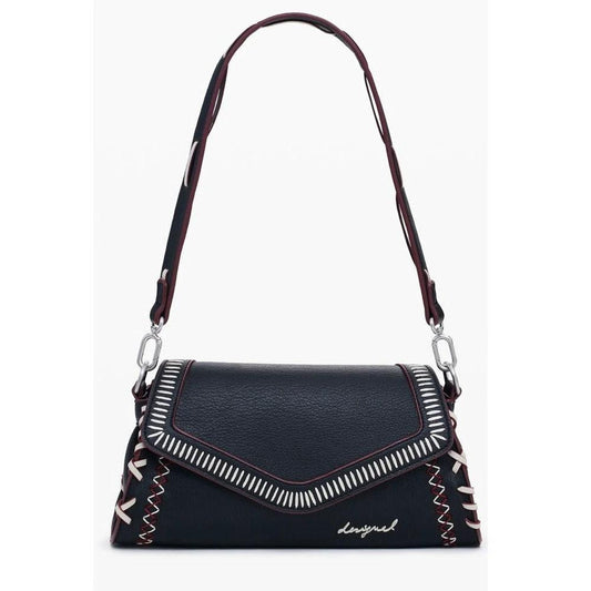 Desigual Zarauz Manhattan Pespuntes Schwarz | ELORÉ by Desigual