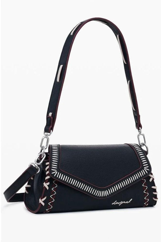 Desigual Zarauz Manhattan Pespuntes Schwarz | ELORÉ by Desigual