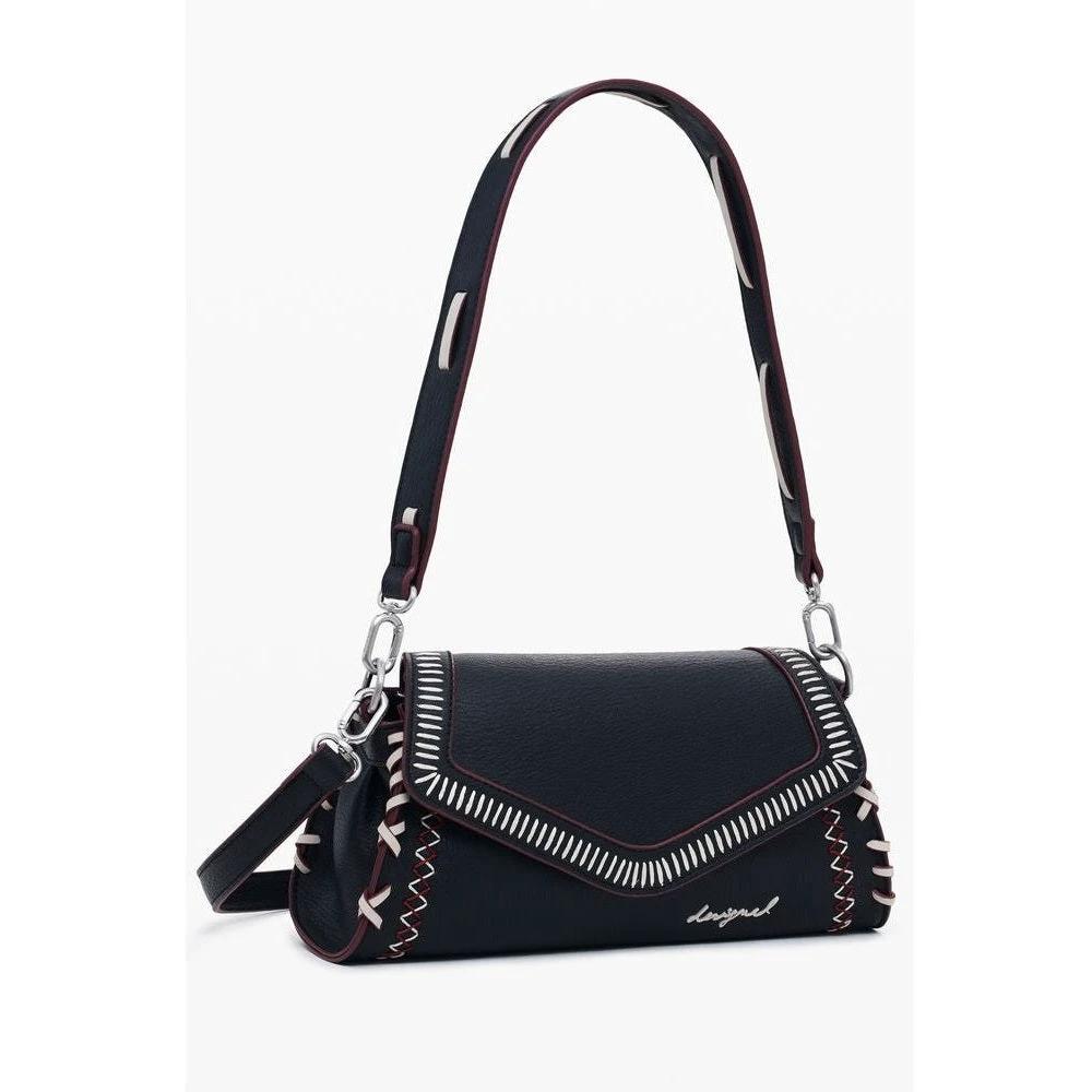 Desigual Zarauz Manhattan Pespuntes Schwarz | ELORÉ by Desigual