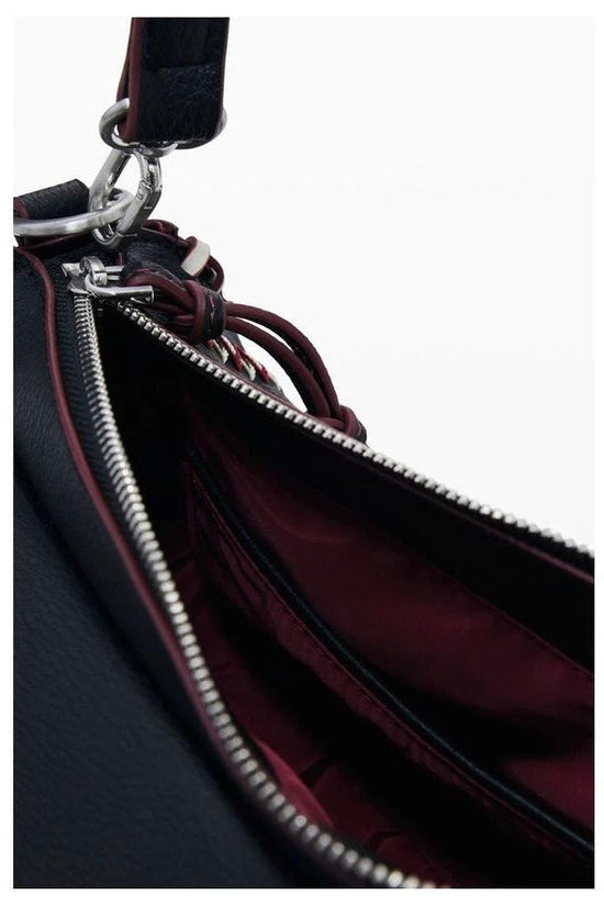 Desigual Zarauz Manhattan Pespuntes Schwarz | ELORÉ by Desigual