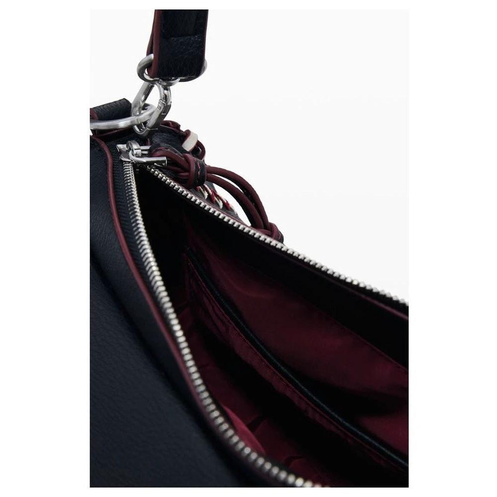 Desigual Zarauz Manhattan Pespuntes Schwarz | ELORÉ by Desigual