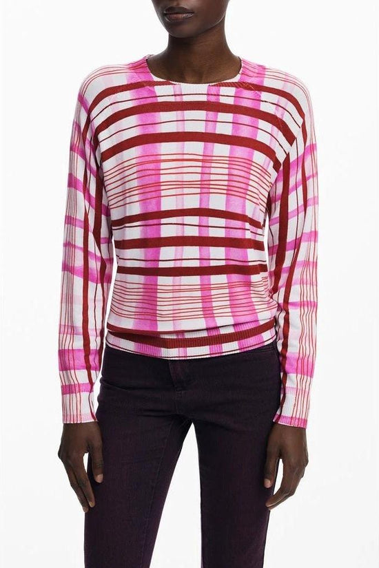 Desigual Pullover Rosa Gestreift Streifen Muster | ELORÉ by Desigual