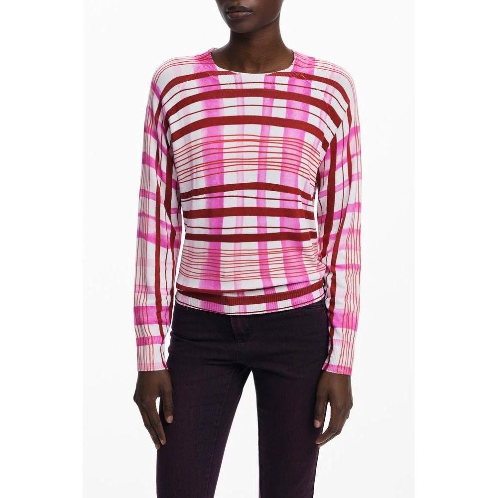 Desigual Pullover Rosa Gestreift Streifen Muster | ELORÉ by Desigual
