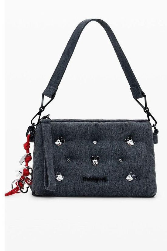 Desigual Mickey Denim Crossbody Handtasche Grau | ELORÉ by Desigual
