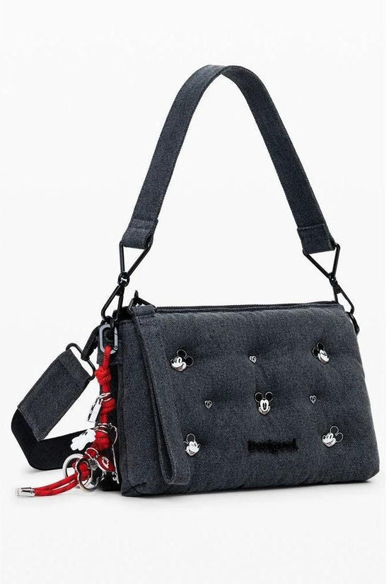 Desigual Mickey Denim Crossbody Handtasche Grau | ELORÉ by Desigual
