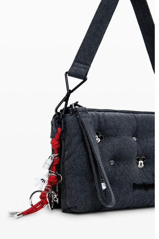 Desigual Mickey Denim Crossbody Handtasche Grau | ELORÉ by Desigual