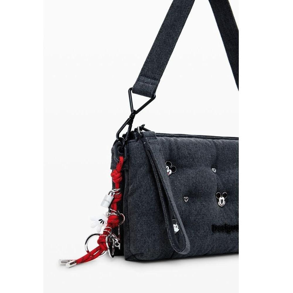 Desigual Mickey Denim Crossbody Handtasche Grau | ELORÉ by Desigual
