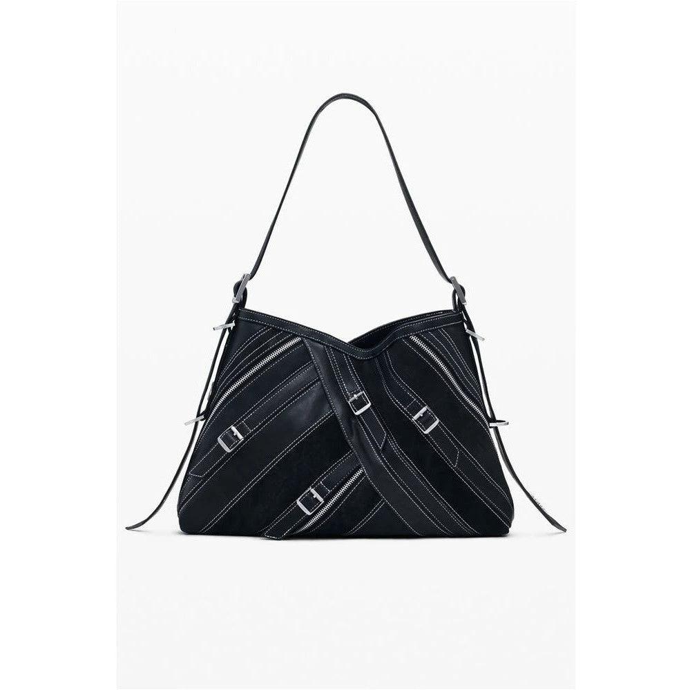 Desigual Buxton Schultertasche Tiefschwarz | ELORÉ by Desigual