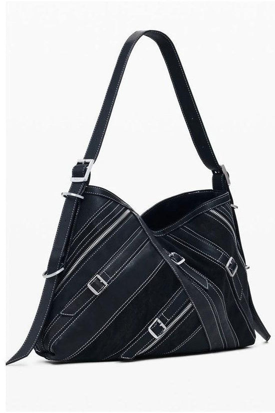 Desigual Buxton Schultertasche Tiefschwarz | ELORÉ by Desigual