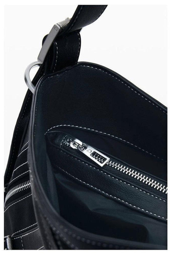 Desigual Buxton Schultertasche Tiefschwarz | ELORÉ by Desigual