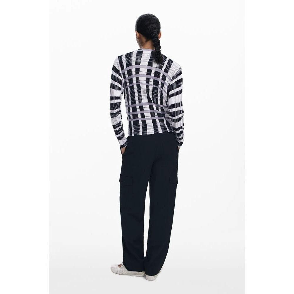 Desigual Pullover Patchwork Geometrisch Weiß | ELORÉ by Desigual