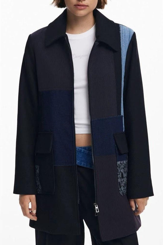 Desigual Patchwork Jacke Schwarz | ELORÉ by Desigual