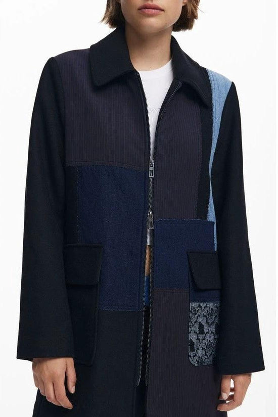 Desigual Patchwork Jacke Schwarz | ELORÉ by Desigual