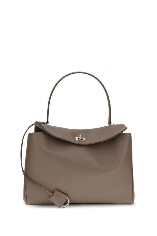 Balenciaga Schultertasche Dunkelgrau Metallic | ELORÉ by Balenciaga