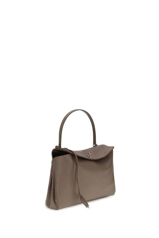Balenciaga Schultertasche Dunkelgrau Metallic | ELORÉ by Balenciaga