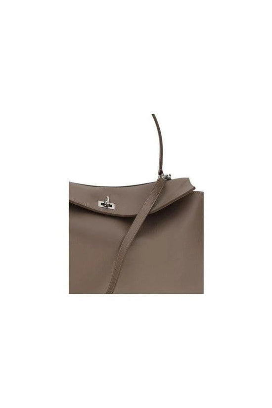 Balenciaga Schultertasche Dunkelgrau Metallic | ELORÉ by Balenciaga