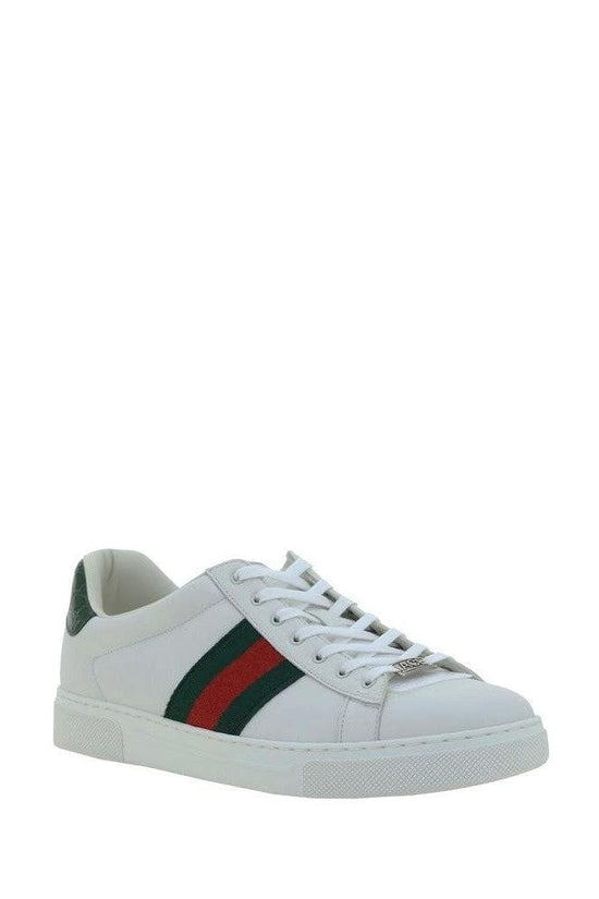 Gucci Ledersneaker Weiß | ELORÉ by Gucci