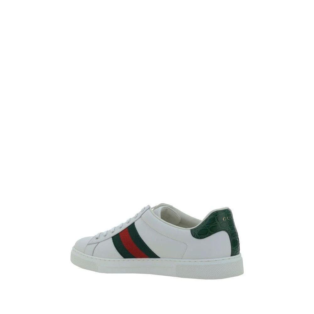 Gucci Ledersneaker Weiß | ELORÉ by Gucci