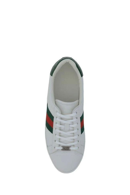 Gucci Ledersneaker Weiß | ELORÉ by Gucci