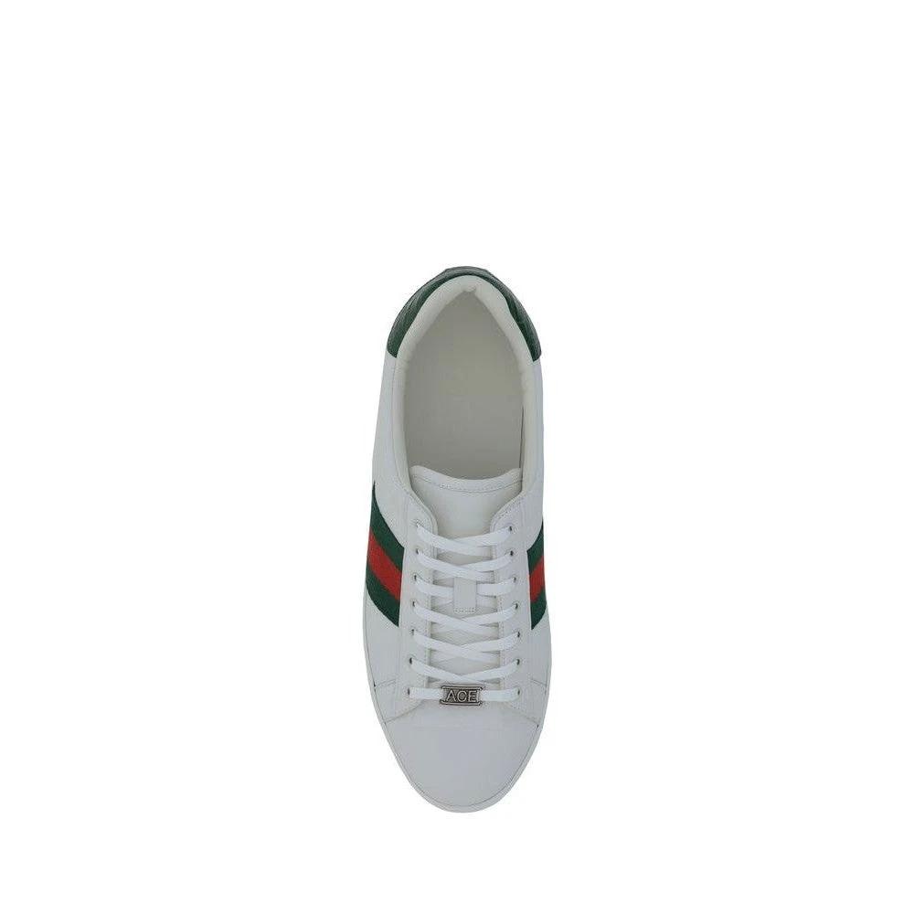 Gucci Ledersneaker Weiß | ELORÉ by Gucci