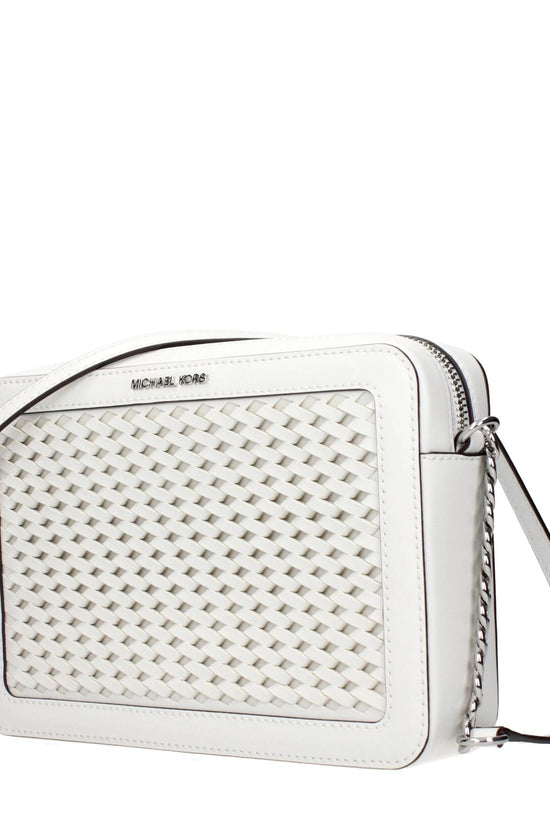 Michael Kors Weiße Leder-Crossbody-Tasche by Michael Kors
