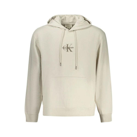 Calvin Klein Jeans Kapuzenpullover Beige Moonbeam | ELORÉ by Calvin Klein