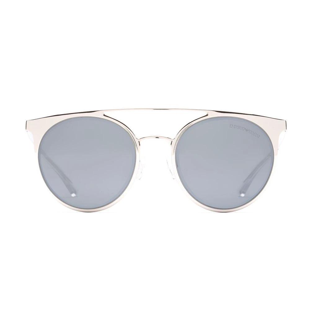 Emporio Armani Grau-Metall Sonnenbrille by Emporio Armani