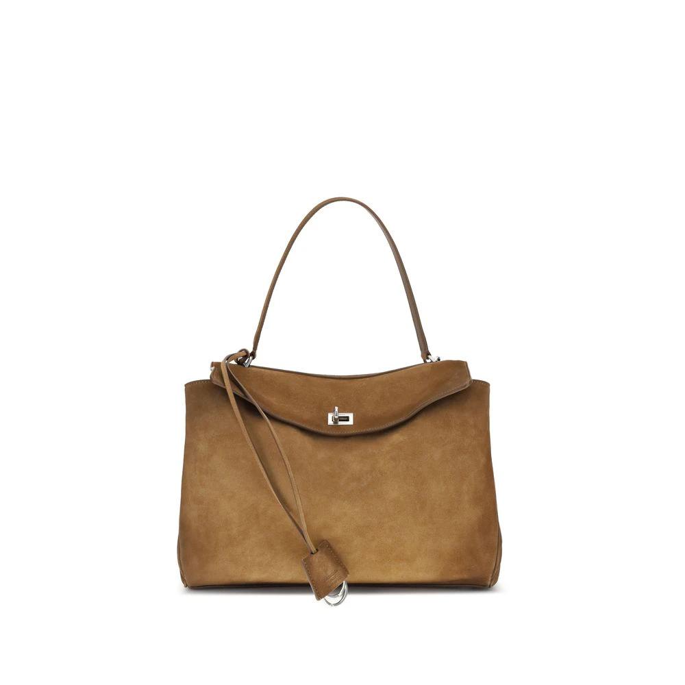 Balenciaga Braune Kalbsleder Bos Taurus Schultertasche by Balenciaga