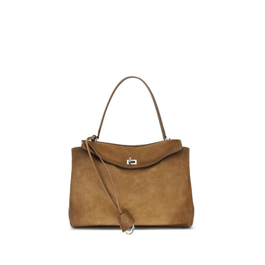 Balenciaga Braune Kalbsleder Bos Taurus Schultertasche by Balenciaga