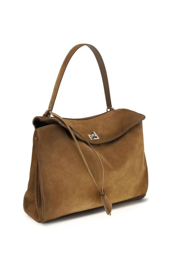 Balenciaga Braune Kalbsleder Bos Taurus Schultertasche by Balenciaga